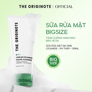  Sữa rửa mặt Low PH 150ml The Originote dưỡng ẩm làm sạch sâu giảm mụn cho mọi loại da gel rửa mặt 