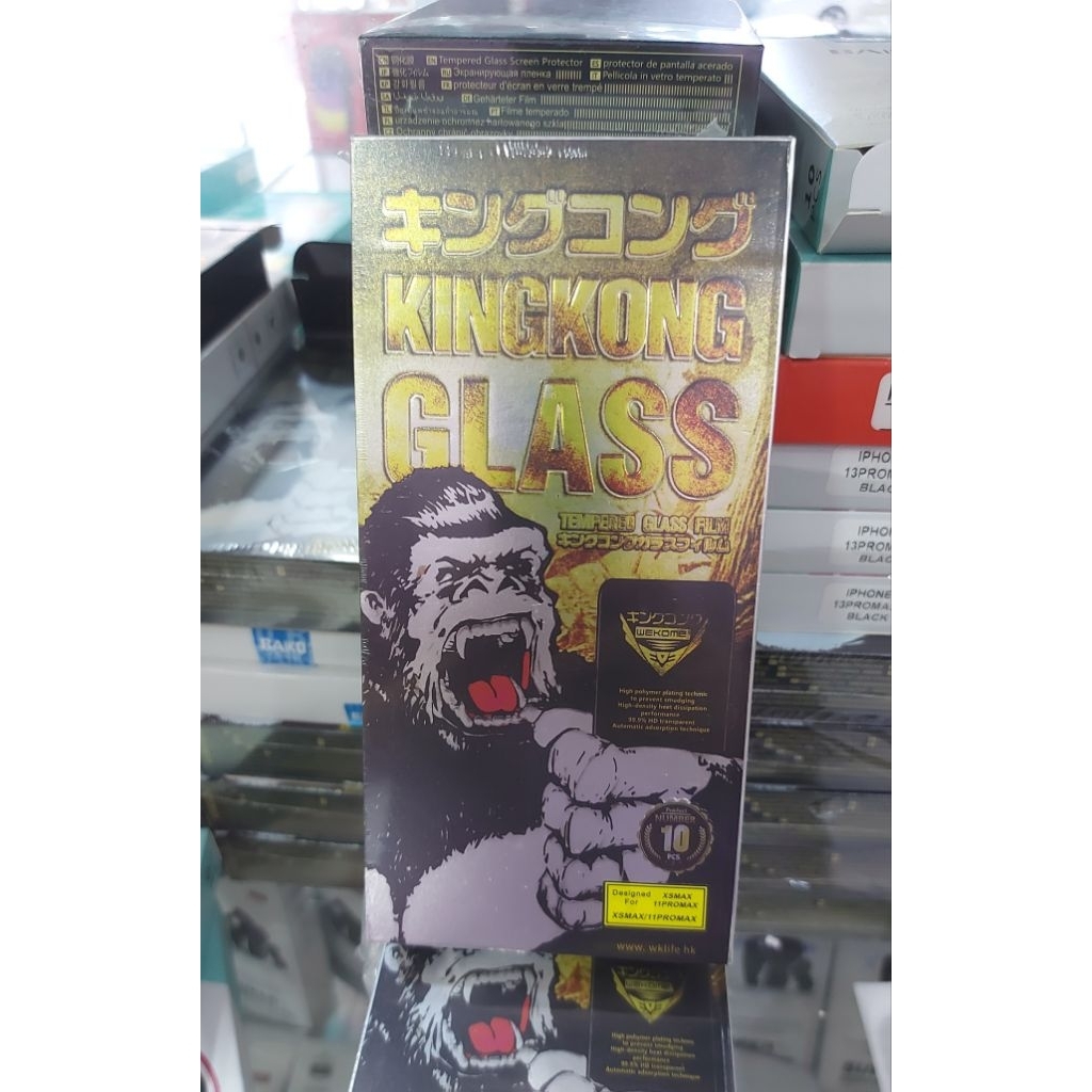 Dán cường lực KINGKONG dành cho iphone 11 pro max full hộp 10 tấm dán.