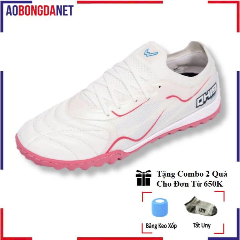 Giày Đá Bóng Wika QH19 Z-VOL, Giày Wika Quang Hải Chất Liệu Microfiber Kết Hợp TPU Đệm Lót EVA