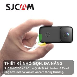 Camera hành trình SJCAM C200 - Actioncam chuyên nghiệp nhỏ gọn