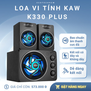 Loa vi tính KAW K330 Plus có Bluetooth– Công Suất Lớn, LED RGB, Nghe Nhạc Cực Đã - Bảo hành 12 tháng