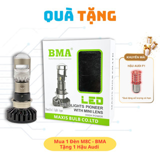 Đèn Pha LED Bi Cầu M8C BMA - 35W Lắp Xe Dream, Wave Nhỏ, Future1 ,... Siêu Sáng, Siêu Bền