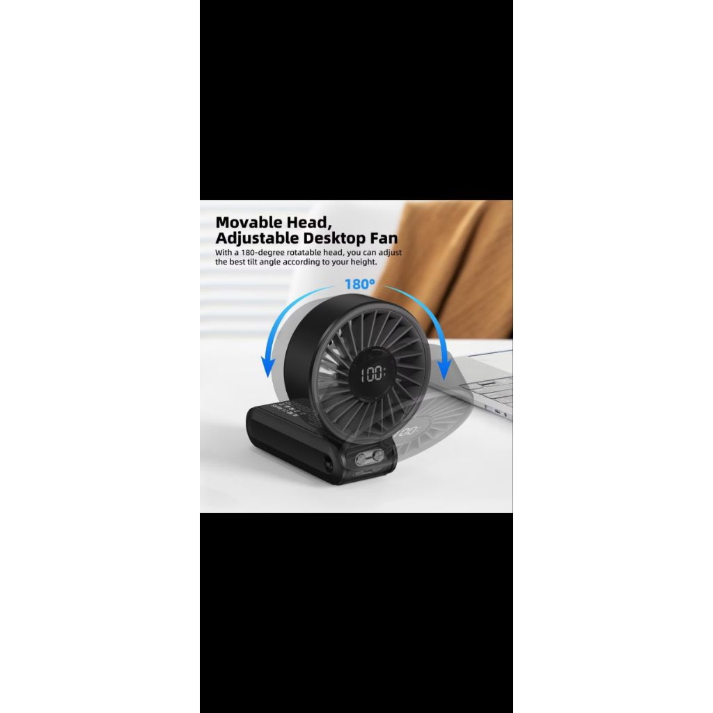 Quạt cầm tay mini goojodoq gập 180°, ship hỏa tốc hà nội | BigBuy360 - bigbuy360.vn