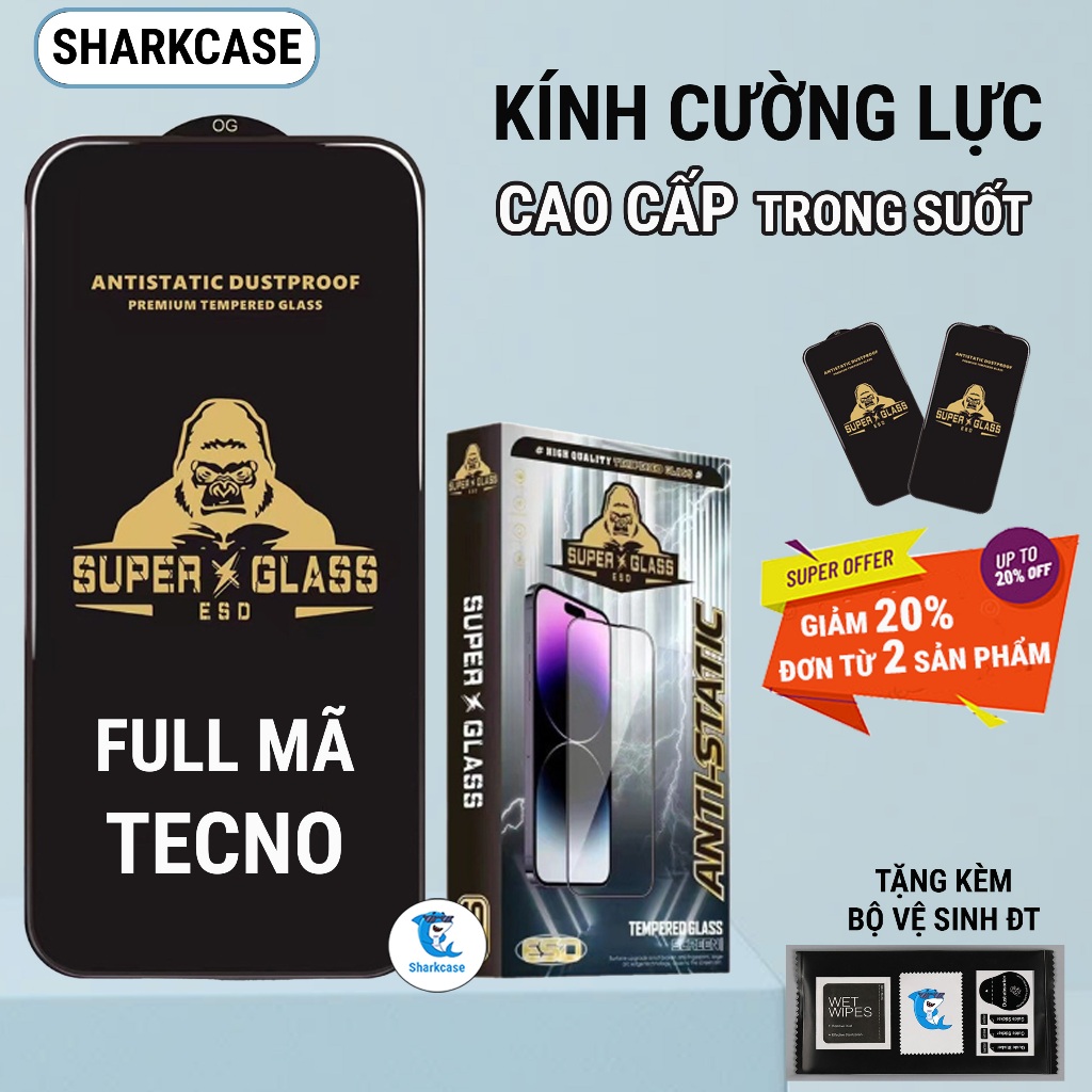 Kính cường lực Tecno Pova 6 5 4 3 Spark go 2024 2023 2022 2025 20c 30 30c camon 20 30 30s pro 1 neo pop 5 lite 7t 7 