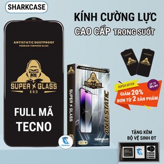 Kính cường lực Tecno Pova 6 5 4 3 Spark go 2024 2023 2022 2025 20c 30 30c camon 20 30 30s pro 1 neo pop 5 lite 7t 7 