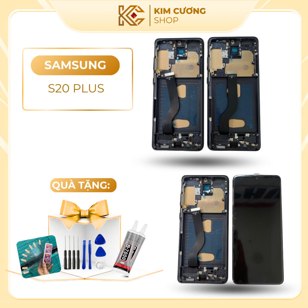 📞Màn Hình Samsung S20 Plus Liền Khung QX / 2IC – Full Bộ, Cảm Ứng Mượt, Hiển Thị Đẹp 🚚