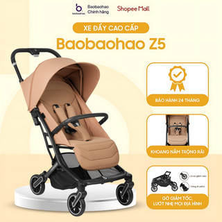  Xe Đẩy Cho Bé Baobaohao Z5  Xe Đẩy Gấp Gọn Khoang Nằm Rộng Bánh Xe Chống Xóc Ngả Lưng Linh Hoạt. 