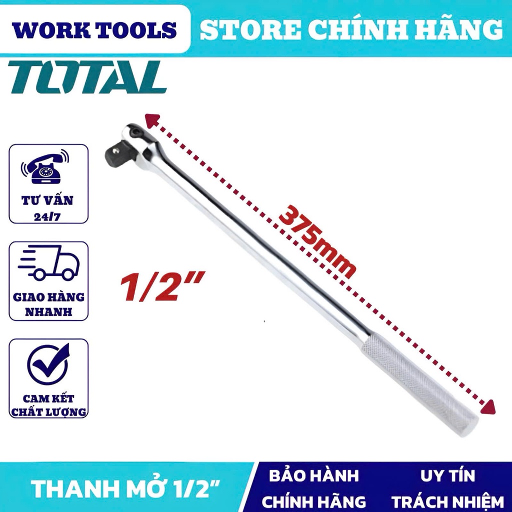ĐỒ NGHỀ TOTAL Thanh mở 1/2'' TDFH12151