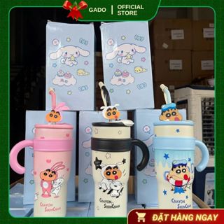  Bình Nước Giữ Nhiệt GADO OFFICIAL STOR Inox 304 Dễ Thương 1200ml - Ly Giữ Nhiệt Americano Inox 304 Cao Cấp,Cốc Uống Nước 
