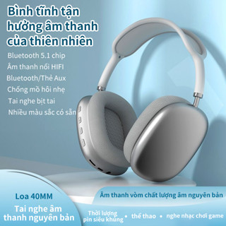  Tai nghe Bluetooth P9 khử ồn không dây âm thanh nổi để thể thao chơi game nghe nhạc đàm thoại 