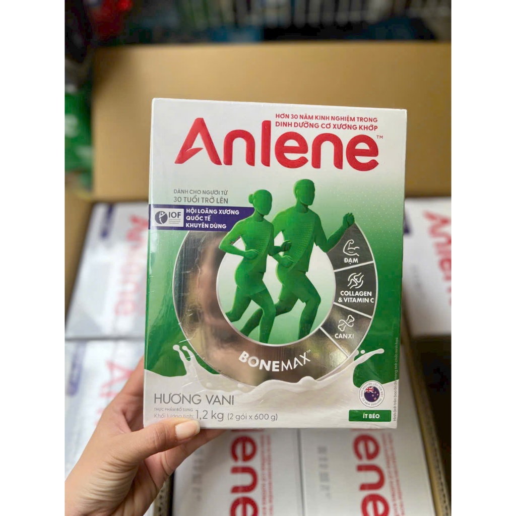 [HÀNG CHÍNH HÃNG]  Sữa bột anlene hộp giấy 1,2kg - date mới