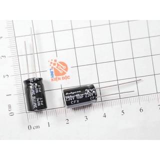 [ Combo 20 chiếc ] Tụ hóa Rubycon 10uF 250V 8x15mm