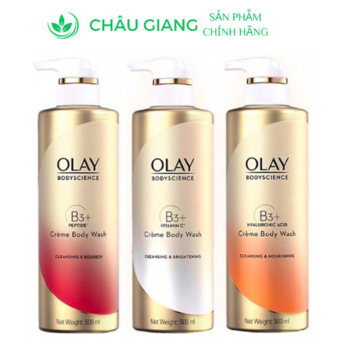 (Hsd T1/2026) Sữa tắm trắng da Olay B3+ 500ml
