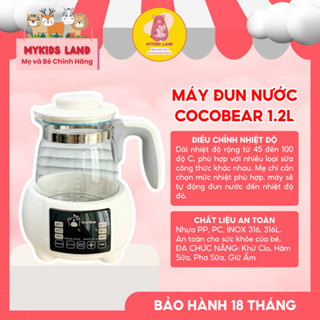  Máy Đun Nước Pha Sữa Đa Chức Năng COCO BEAR Dung Tích 1.2L Tặng Khay Hâm Sữa - Ấm Đun MISUTA Cho Bé - BH 18 Tháng 