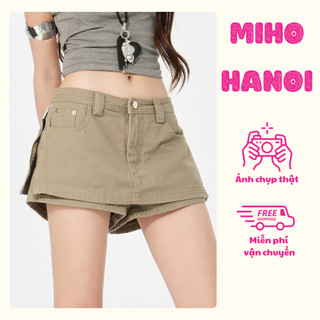  Quần Váy Kaki Chất Vải Jean Dày Dặn Dáng Ngắn MihoHanoi 