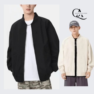 Áo Khoác Bomber Dù Nam Nữ Hai Lớp Chống Nước Cản Gió Chống Tia UV Menwear Jacket