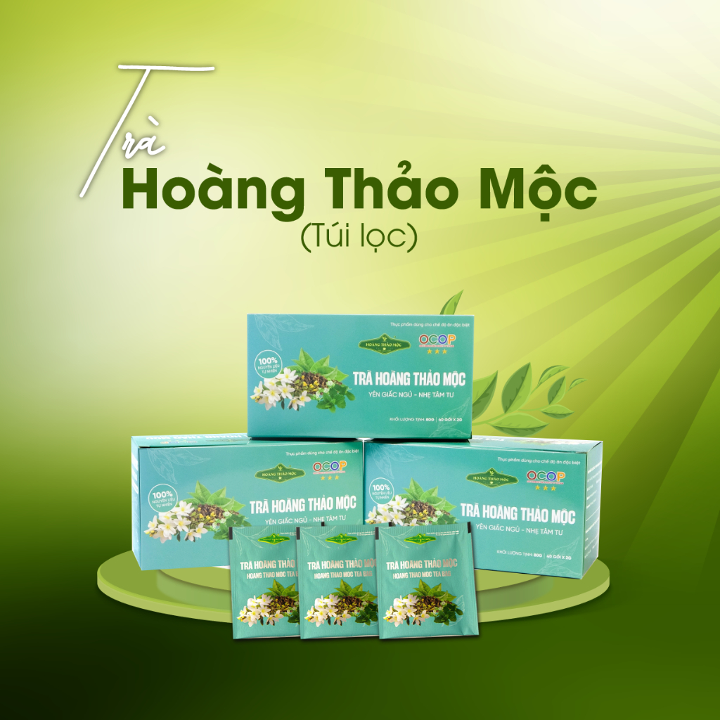 Trà Hoàng Thảo Mộc túi lọc