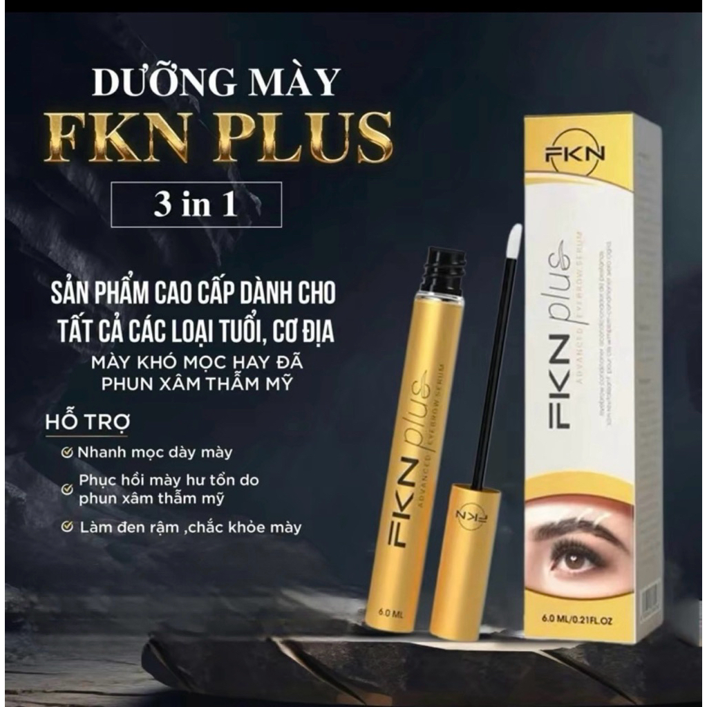 1 Serum Dưỡng mày FKN PLUS (Phiên bản cao cấp)