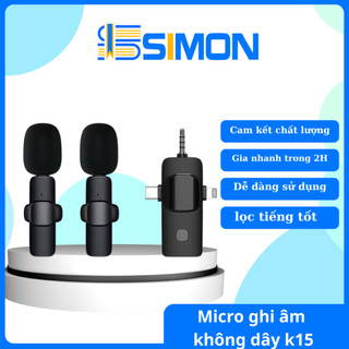 Micro ghi âm không dây USB chuyên nghiệp K15