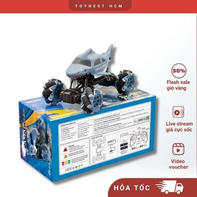 Đồ Chơi DUKA: Xe Điều Khiển Từ Xa 2.4G - Cá Mập Vô Địch - DK81274
