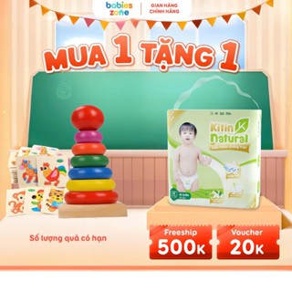 [[MUA 1 TẶNG 1] Tã/Bỉm quần Kitin Natural size M44/L40/XL38/XXL36/XXXL34 Mỏng thoáng, kháng khuẩn