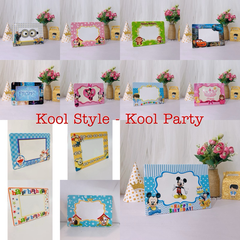 Khung Ảnh Ngang(10x15cm) Có Đế Để Bàn Tự Đứng- Chất Liệu Giấy Bìa Cứng 5lớp- KoolStyle