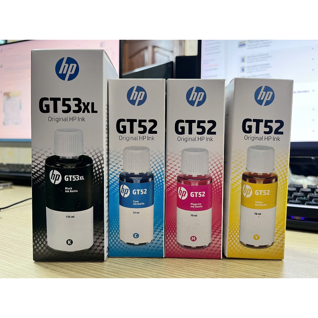 Mực HP GT53, GT52 Cam Kết Chính Hãng dành cho máy in HP GT 5810, 5820, Tank 215, 315, 415, 580, 585