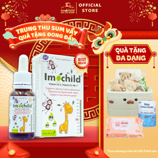[✨QUÀ XỊN] D3K2 Vinmec Đa Ưu Điểm IMOCHILD D3 K2 MK7 DHA Cho Bé Tăng Chiều Cao Xương Chắc Khỏe Cải ThiệnTríNão