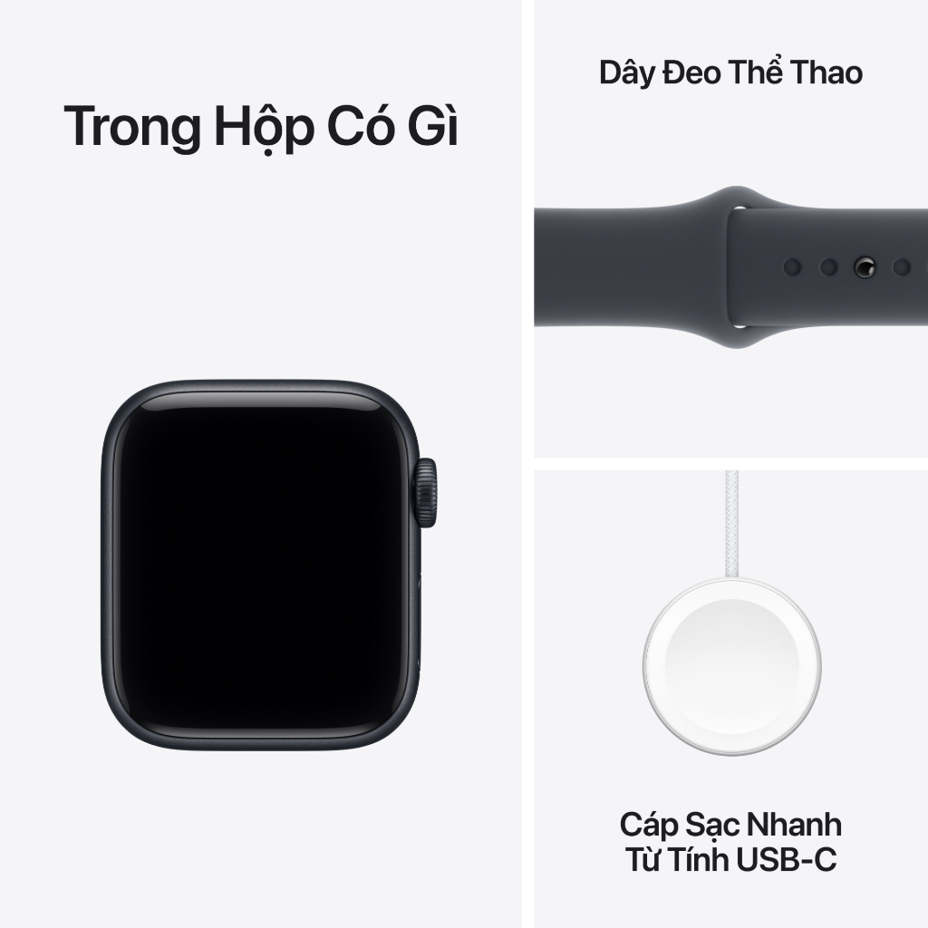 Apple Watch SE 3 GPS 44mm Aluminium Case - Sport Band | BigBuy360 - bigbuy360.vn