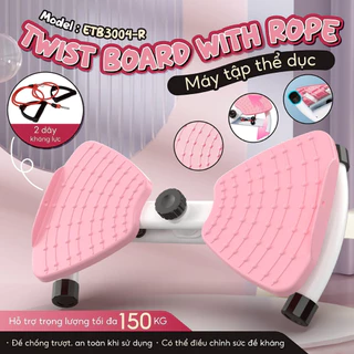(ETB3004-R) Đĩa xoay eo massage bàn xoay tập thể thao, thiết bị tập thể dục tại nhà