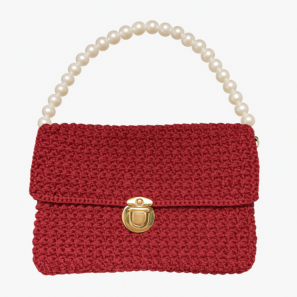 Túi Xách Tặng Cô Giáo Túi Xách Màu Bordeau Sang Trọng Handmade HeleneoLenShop 21x15