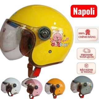 nón bảo hiểm trẻ em 3/4 kính napoli an toàn chắc chắn