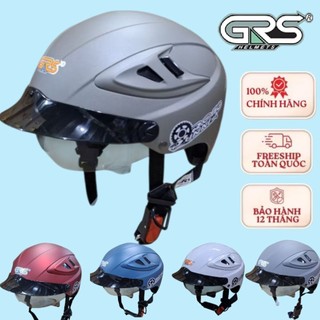 Mũ bảo hiểm grs 966 1 kính âm an toàn chắc chắn