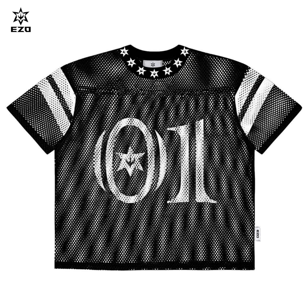 Áo thun lưới Jersey Unisex form boxy EZO STAR JERSEY Tee Local Brand - E003