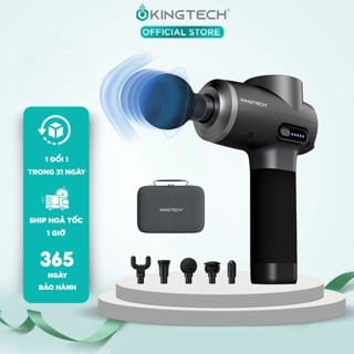 Súng Massage Cao Cấp KINGTECH MAX 1S -  Máy Mát xa Chuyên Nghiệp Giúp Giảm Đau, Giãn Cơ Cho Gymer, Runner, Vận Động Viên