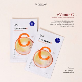 Mặt Nạ Dr.G Pure Vitamin Mask Cấp Ẩm, Phục Hồi