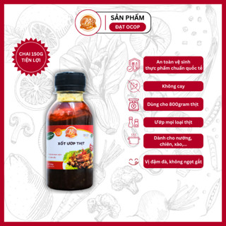 [HỎA TỐC] Sốt ướp thịt nướng BBQ/Muối ớt, Sốt cá - gà chiên mắm ớt, Sốt gà/thịt chiên me chua ngọt Bếp Xuyên Việt 150g