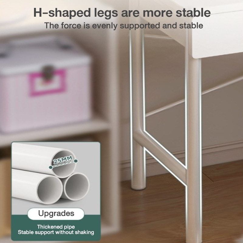 Bàn trang điểm có gương và ngăn kéo thiết kế gọn gàng tiện dụng phong cách hiện đại cho phòng ngủ | BigBuy360 - bigbuy360.vn