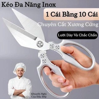  Kéo Nhà Bếp Đa Năng Bằng Thép Không Gỉ Kéo Nấu Ăn Đa Năng Kéo Cắt Xương Vịt Cá Và Gà Kéo Gia Dụng 