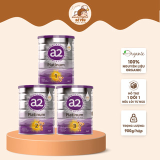 Sữa Bột A2 Milk Platinum Số 1,2,3 Bổ Sung DHA Phát Triển Trí Não Chiều Cao Tăng Miễn Dịch Bé 900g