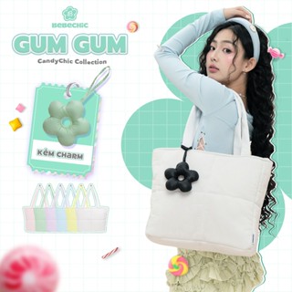 [BST CandyChic] Túi Tote Phao Chần Bông Gum Gum, Túi Xách Thời Trang Đeo Vai Mềm Nhẹ Đi Học, Đi Làm BA05 BEBECHIC