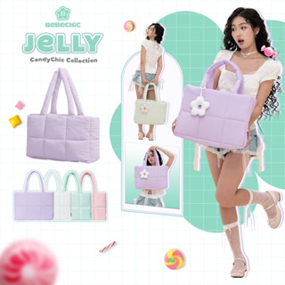 [BST CandyChic] Túi Tote Phao Chần Bông Jelly – Size Lớn Mềm Mịn, Đeo Vai Thời Trang BA06 BEBECHIC