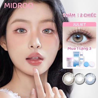 [Mua 1 Tặng 3] Midroo Lens 0-6 Độ Juliet Kính Áp Tròng 14,2mm lens mắt xinh lens mắt chụp kỷ yếu