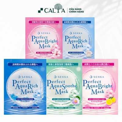 Mặt Nạ Dưỡng Da Senka Perfect Aqua Mask Dưỡng Ẩm, Sáng Da 21g
