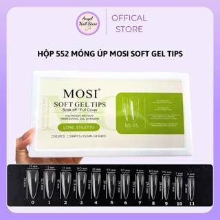  Hộp 552 Mosi Soft Gel Tips Móng Úp Nhiều Form Đa Dạng - Siêu Bền Bám Dính Tốt 