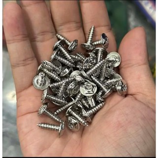  Ốc 4li 5li xoắn Salaya Inox 304 gắn áo Yamaha Ex Sirrius 