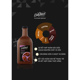 Xốt Socola / Chocolate Sauce - DaVinci Gourmet (2L)