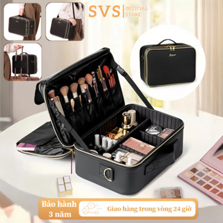 (Hàng sẵn) Cốp Đựng Đồ Trang Điểm Koreluxco Vali Makeup Đựng Mỹ Phẩm Chuyên Nghiệp, Chia Ngăn-Size Lớn Đeo Vai/Chéo