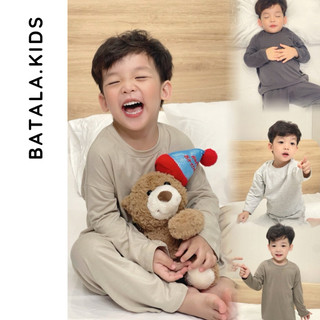  Bộ thu đông cho bé trai bé gái Batala Kids SET ĐỒ DÀI TAY CHẤT THUN LẠNH 5 MÀU từ 10-25kg 