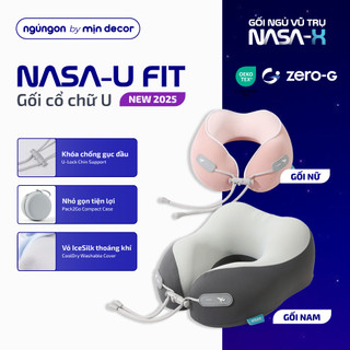   NASA-X  Gối Kê Cổ Chữ U Cao Su Non NASA-U FIT Ngủ Ngon by Mịn Decor Giảm Đau Mỏi Cổ Vai Gáy Gối Du Lịch Văn Phòng 